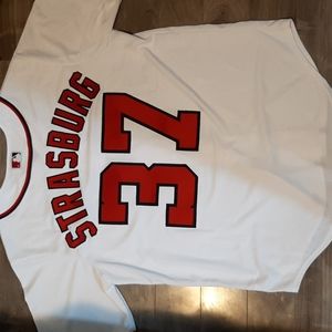 Washington Nationals Stephen Strasburg Home Jersey Majestic